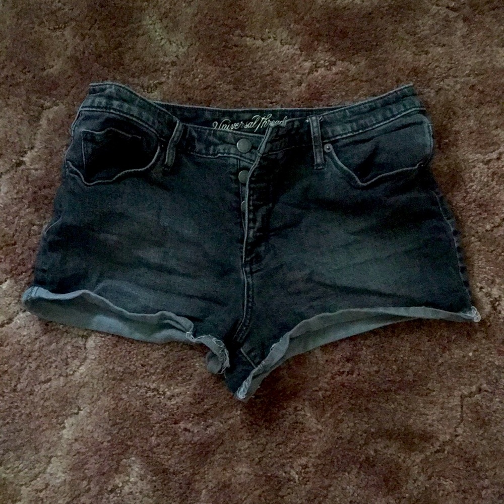 Dark Jean Shorts